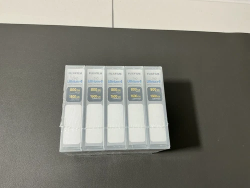5 x New Fujifilm 15716800 LTO Ultrium 4 800GB 1600GB 1.6TB Data Cartridge Lot