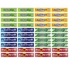 Wrigley's Chewing Gum Assortment 40-Pack 5 Flavors, 8 Packs Each 