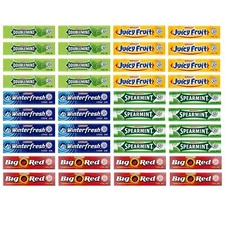 Wrigley's Chewing Gum Assortment 40-Pack (5 Flavors, 8 Packs Each)