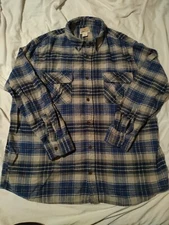 Field & Stream flannel button-down shirt mens 2XL (Read Description)