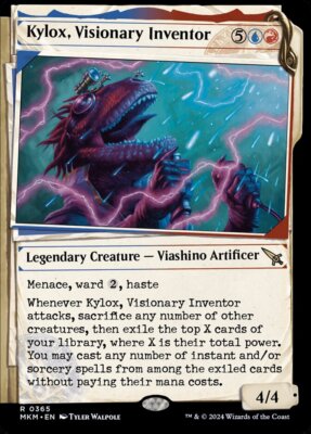 mtg dossier cards MTG Murders at Karlov Manor DOSSIER R Kylox, Visionary Inventor #0365