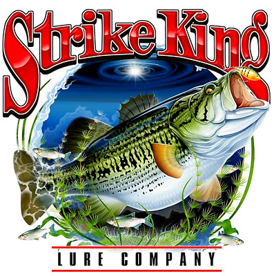 STRIKE KING LURES FISHING BASS BOAT VINYL CAR TRUCK WINDOW STICKER DECAL GRAPHIC