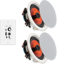 6.5 Inch Ceiling Speakers Bluetooth (Pairs) 300 Watt Flush Mount in Wall Amplifi