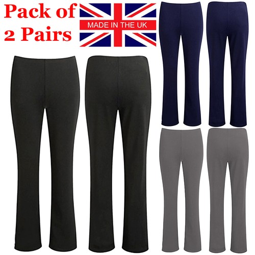 Boot Leg Trousers Womens