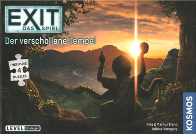 Exit - Der verschollene Tempel, 4 Puzzle, NEUwertig ohne Beschädigungen