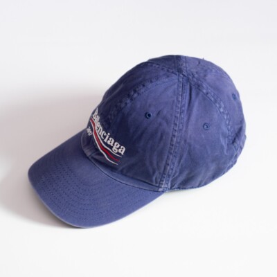 Balenciaga SS17 Political Campaign Presidential Cap Hat Blue  display picture 1