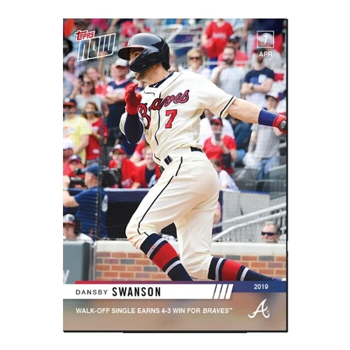 Topps Dansby Swanson Baseball Sports Trading Cards & Accessories