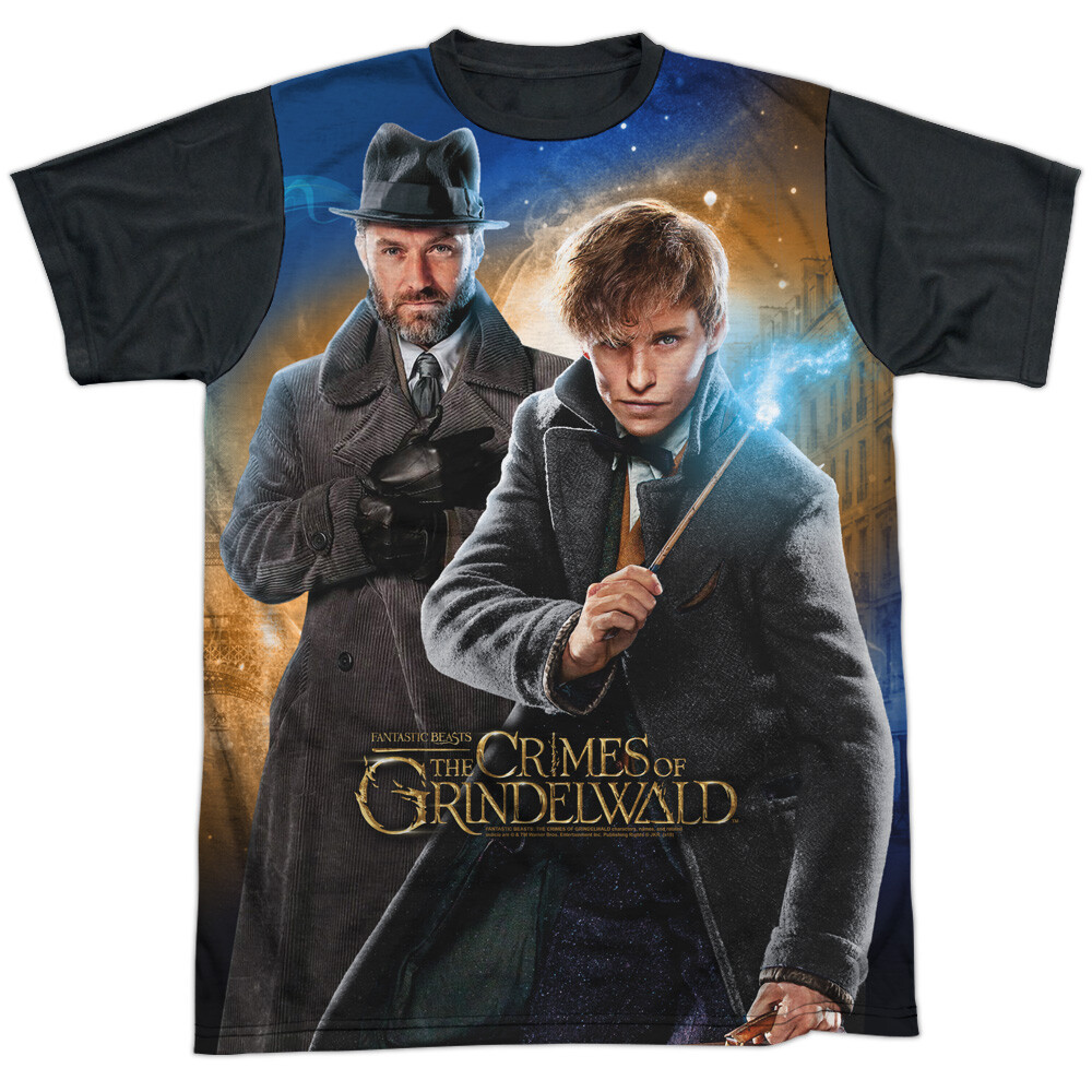 Fantastic Beasts 2 Team Up Adult Halloween Costume T Shirt (Black Back), S-3XL