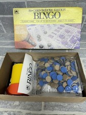 Bingo GOLDEN CLASSIC GAMES 50 Card Deluxe Edition Vintage New Open Box