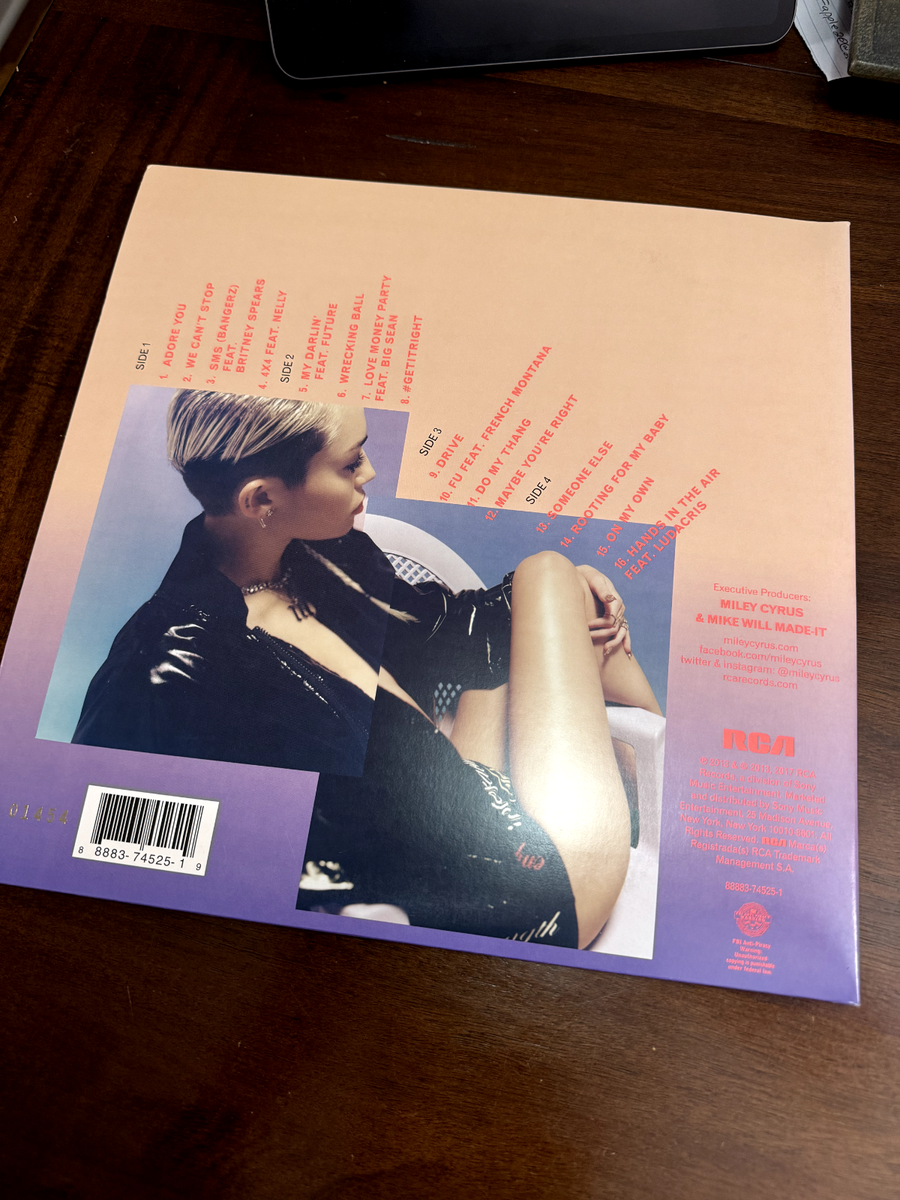 Miley Cyrus: Bangerz 2017 Limited Numbered Pink RSD Record Store