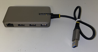 StarTech.com 3 Port USB Hub mit Ethernet - 3X USB-A 5Gbit/s