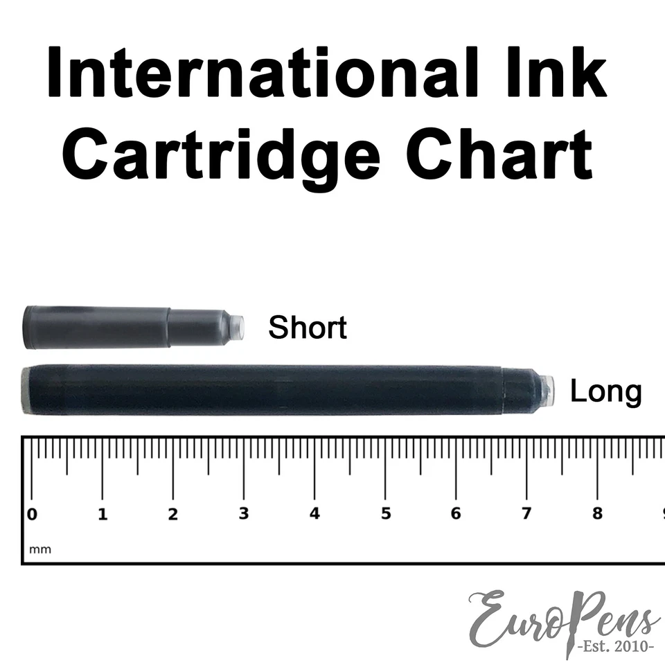 Waterman Ink Cartridges- International - Fountain Pen Refills Long/Short - BLACK - Image 2 of 2