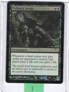 Polluted Bonds コンフェッティFoil Polluted Bonds (Anime Borderless) (Confetti Foil) - Wilds of