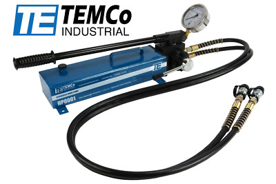 Manual Hand Hydraulic Power Pack Pump 2 Stage Double Acting 10k PSI 183 in3 Cap