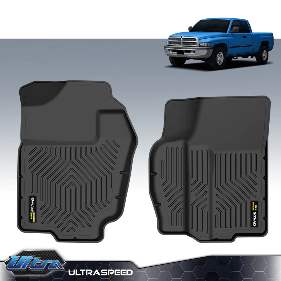 Alfombrillas TPE delanteras aptas para 94-02 Dodge Ram 1500 2500 3500 todo tipo de clima Foto 2 de 4