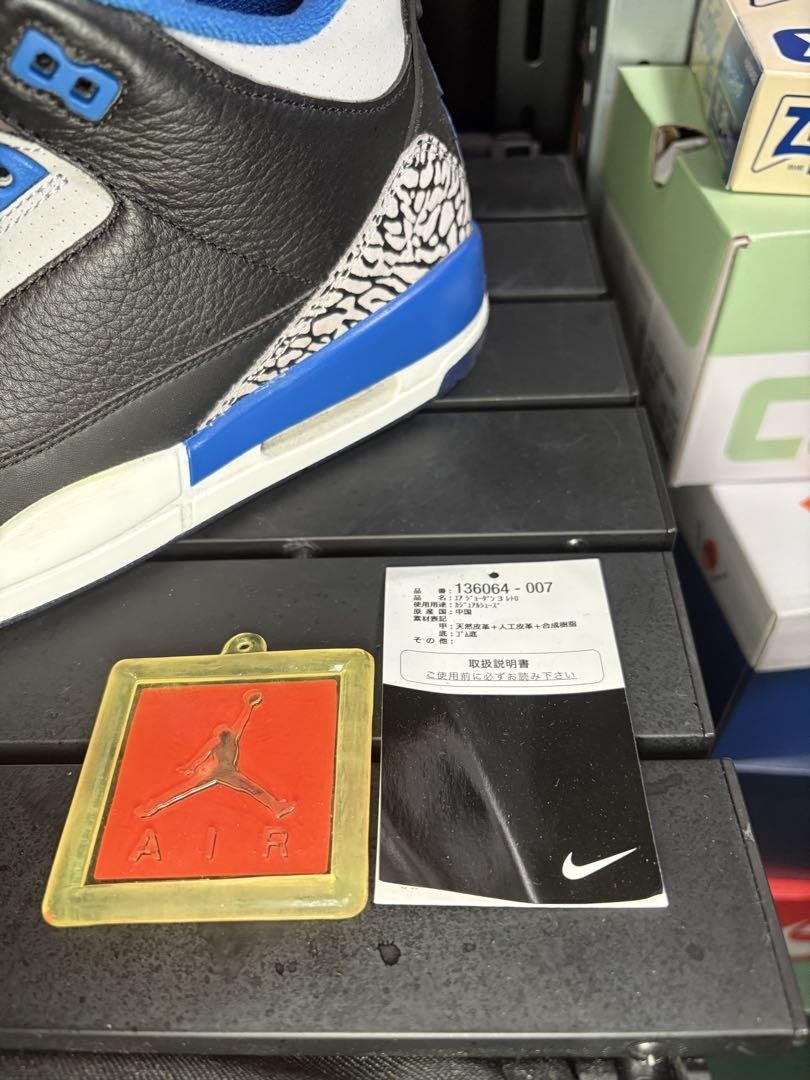 Size 9.5 - Air Jordan 3 Retro Sport Blue for sale online | eBay