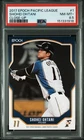 2017 EPOCH PACIFIC LEAGUE 1 SHOHEI OHTANI CLOSE-UP PSA 8.5
