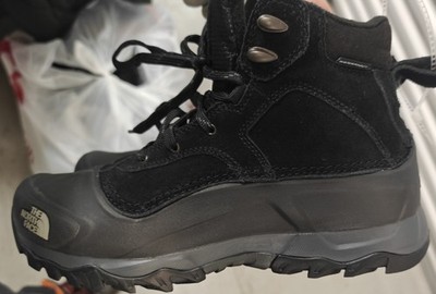 THE NORTH FACE Snowfuse Lace-Up Winter Snow Boots Black Size 7,5