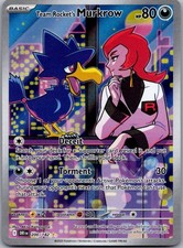 Team Rocket's Murkrow Holo Illustration Rare SV10: Destined Rivals 200/182 NM on eBay