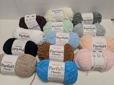 Premier Parfait Chunky Chenille Yarn  'Bulky 5'  Various Colors - You Pick