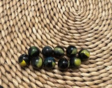 Vintage Lot Of Marbles Dark Galaxy Swirl Pattern