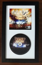 FRAMED SIGNED Godsmack LIVE MOHEGAN SUN Cover Card CD BAS Beckett COA AUTOGRAPH