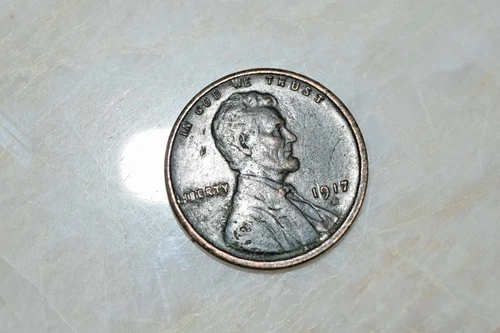 1917-S Lincoln Wheat Cent Penny - G
