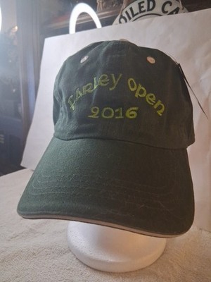 NWT Ahead 2016 Farley Open Official Member Golf Cap. Green, Buckleback. 