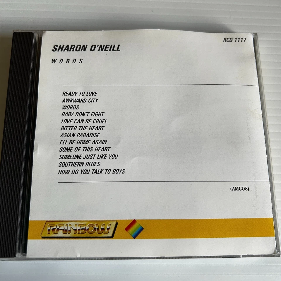 Sharon O'Neill – Words 1980 CD Rainbow Reissue 80s Pop Rock RCD1117 EXC - Image 3 of 4