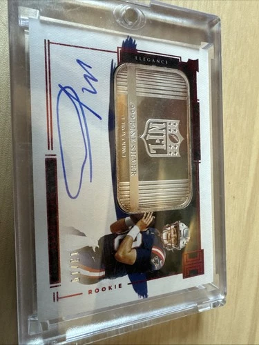 2021 Panini Impeccable - Elegance Rookie Autos Mac Jones Silver Bar /19 **WOW**