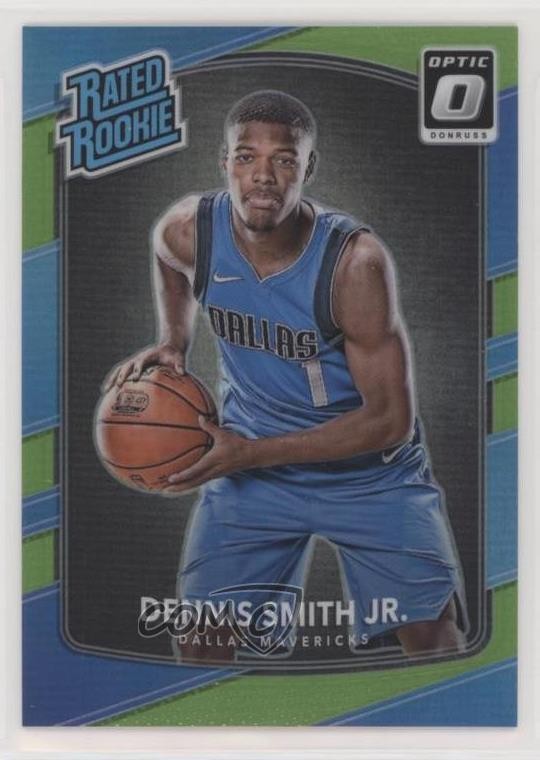 2017 Donruss Optic Rated Rookie Lime Green Prizm /175 Dennis Smith Jr #192 00ah