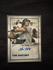 2021 Topps - 70 Years of Baseball Autographs Tino Martinez #70YA-TM (AU)
