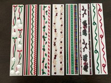 Vintage Mrs. Grossman s Stickers Christmas Design Lines 7 sheets