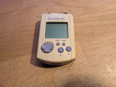 Sega Dreamcast - Original Visual Memory Unit  VMU Memory Card - HKT-7000