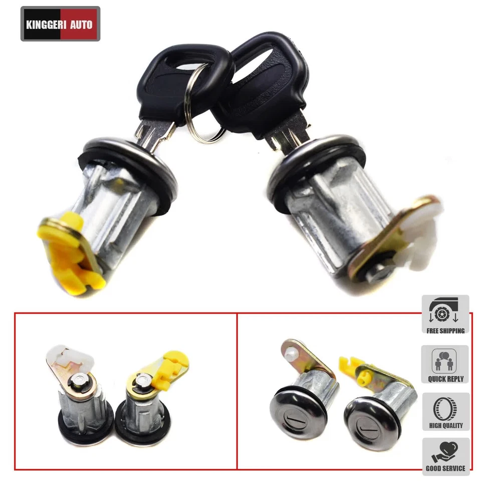 For Mazda 79-87 B2000 82-93 B2200 87-1993 B2600 88-93 Festiva RX-7 2x Door Lock - Image 4 of 4