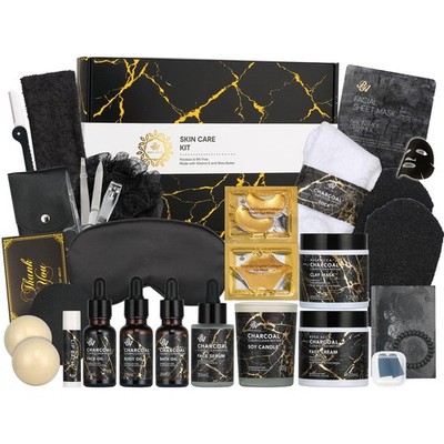 Skin Care Set 30pcs Body Facial Kit Face Cream Serum Bath Gift Women Men Mothers