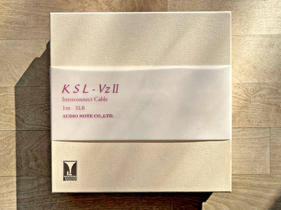 Kondo KSL-Vz II XLR Kabel - Interconnect 1m Audio Note Co Silber neuwertig