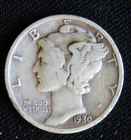 1930   Mercury Dime     (247B-2)