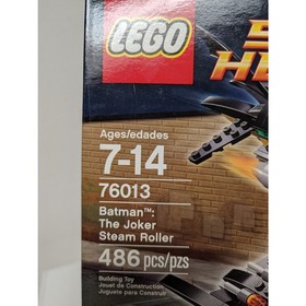 LEGO DC Super Heroes Batman The Joker Steam Roller 76013 factory sealed 486 pc