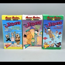 The Jetsons VHS Lot of 3 Hanna Barbera Astros Secret Elroys Mob Space Sprockets