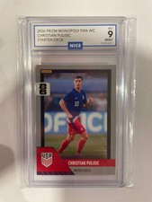 🇺🇸 NICE 9 MINT Christian Pulisic 2026 FIFA World Cup Monopoly Prizm card ⚽️