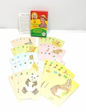 Vintage Card Game Captain Kangaroo Mr. Green Jeans Animal Rummy Complete