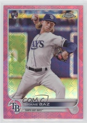 2022 Chrome Logofractor Edition Pink Refractor /199 Shane Baz #8 Rookie RC 4z8