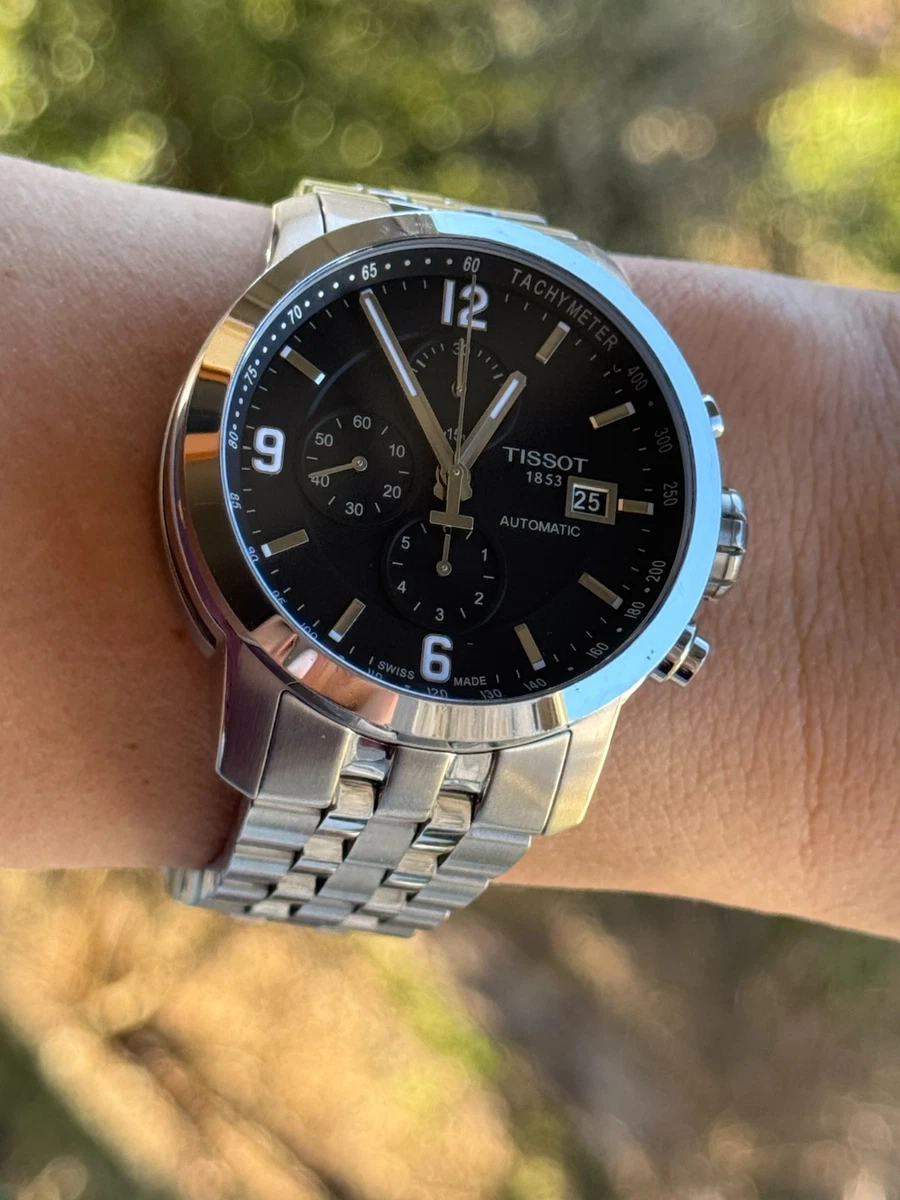 Tissot PRC 200 Orologio Uomo Al Quarzo, Cassa Acciaio, Quadrante Argentato, Bracciale In Acciaio, Impermeabile 200m