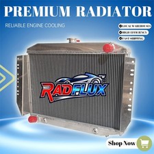 441 Radiator For 1972-1988 Jeep Cherokee J10 J20 Wagoneer 5.9l V8 Aluminum W