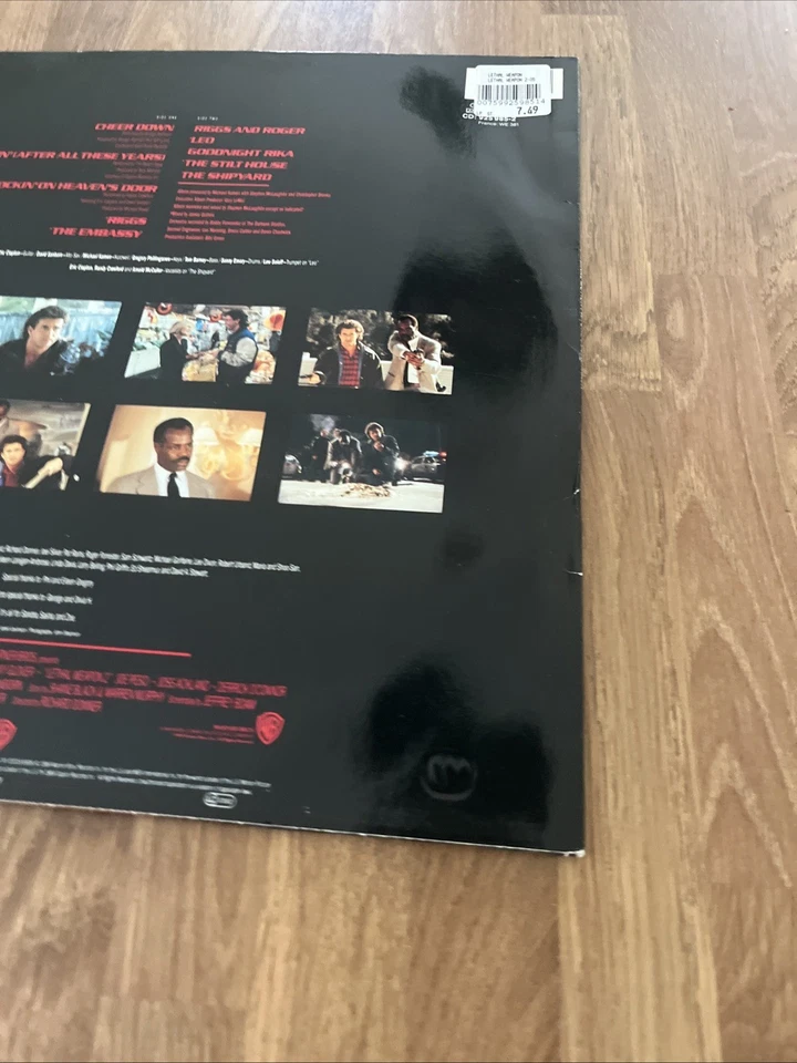 LETHAL WEAPON 2 Rare 1989 12” Vinyl Soundtrack Album GEORGE HARRISON - Image 4 of 4
