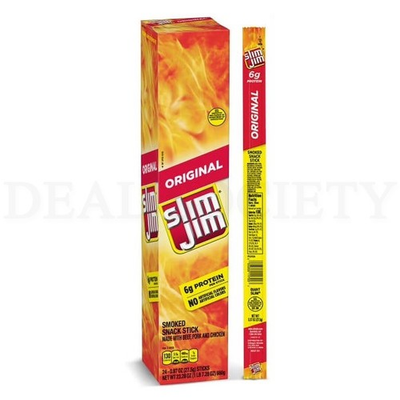 #ad Slim Jim Original Giant Smoked Snack Meat Stick 0.97oz 24 Count $19.99
