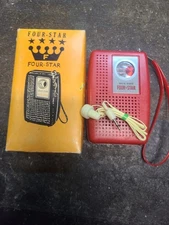 VINTAGE Four - Star FS-705 Portable Radio