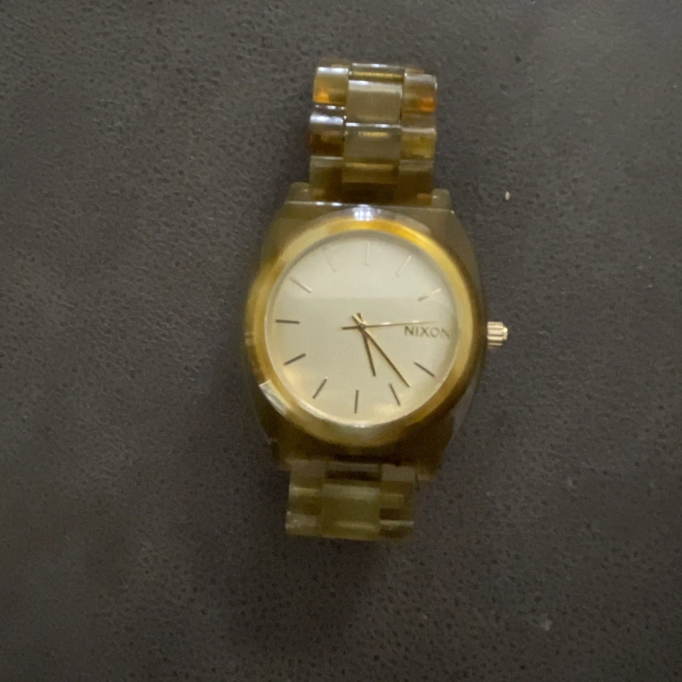 Nixon Men's A327-1423 Time Teller Brown Plastic Watch needs battery - image 2 of 4