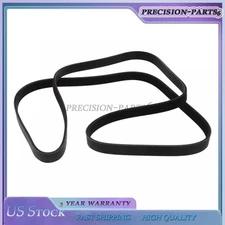 1Pcs Belt Black Fits 11720-5CA0B 2017-2022 Nissan Infiniti Q50 Q60 3.0L V6